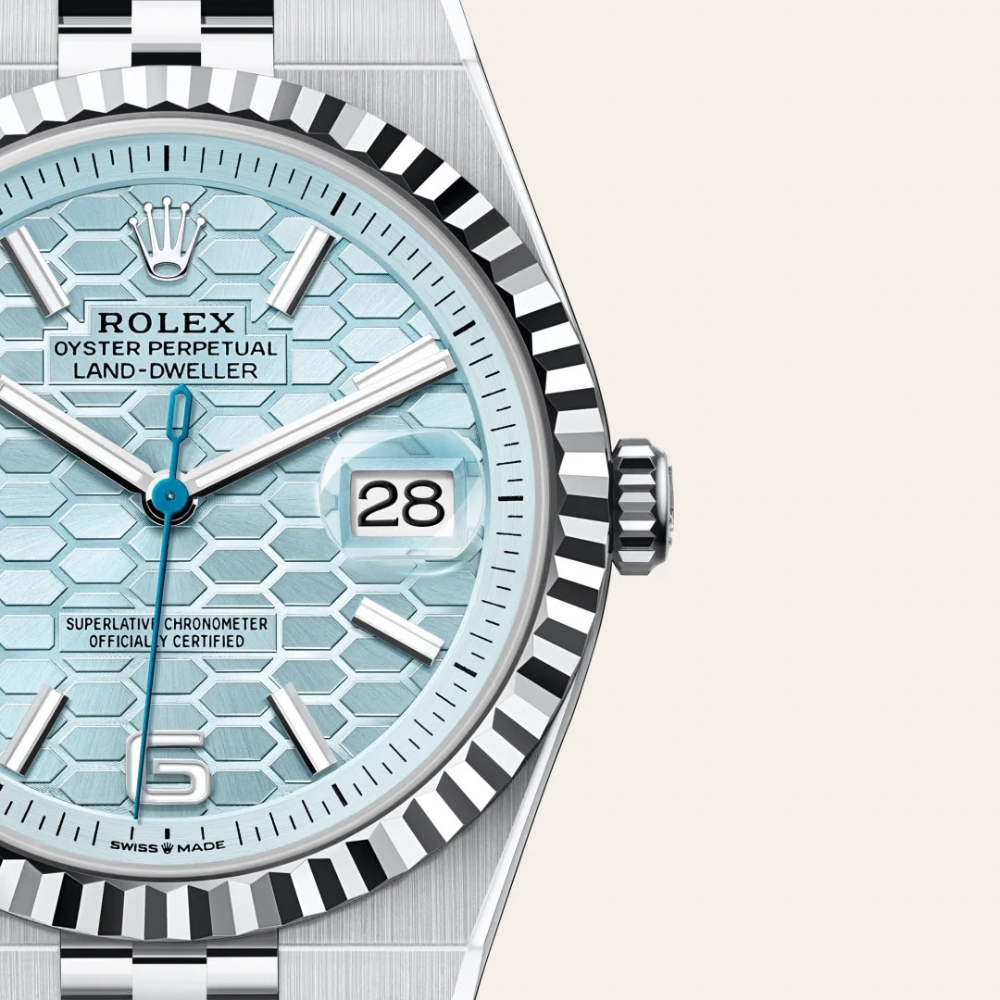 Rolex Land-Dweller Bleu Ciel