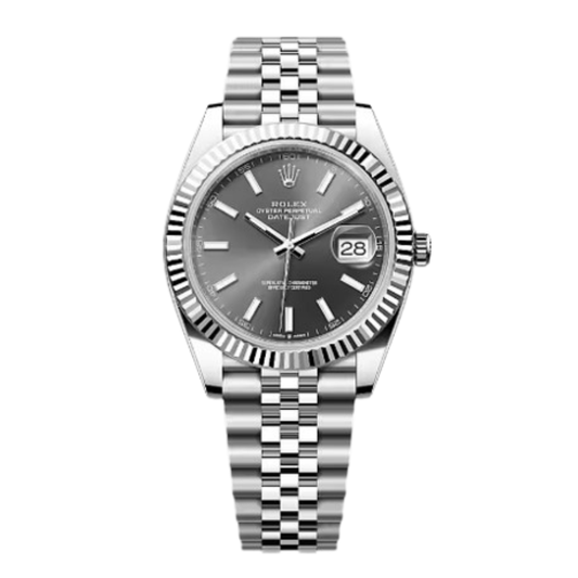 Luxos Montre Élégante Style Rolex Datejust Noire